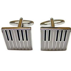 Square Piano Key Design Cufflinks